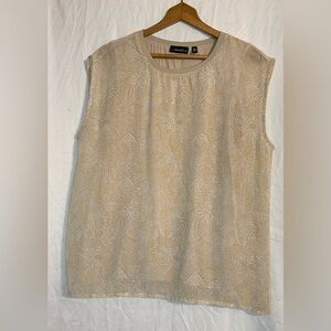 Rafaella Women’s Short Sleeve Blouse size L 
New with tags